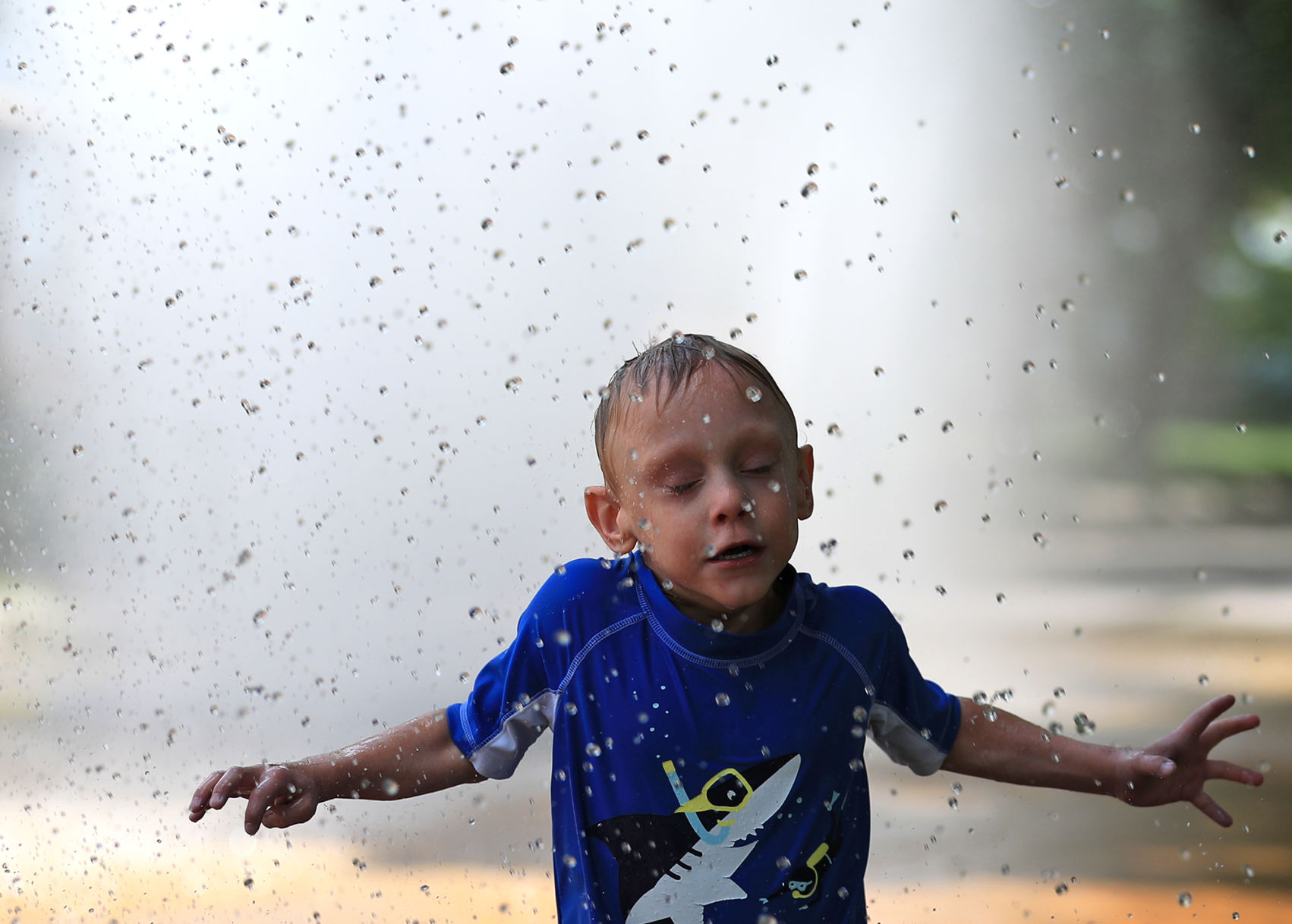 Council Bluffs Fire Department's hydrant party